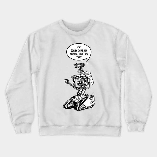 Johnny 9000 Crewneck Sweatshirt by Lycra Bustier Art